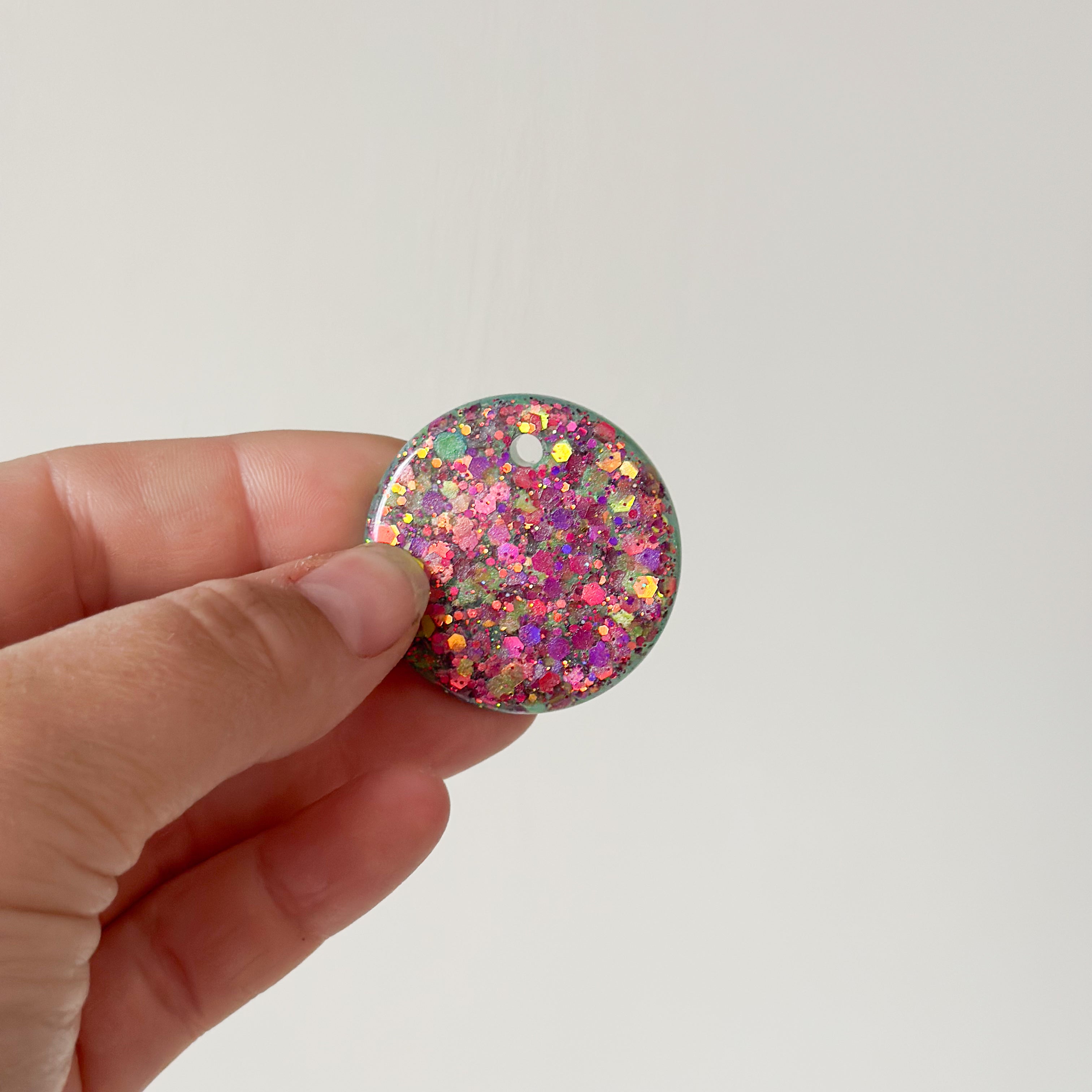 Tag rond veel glitter