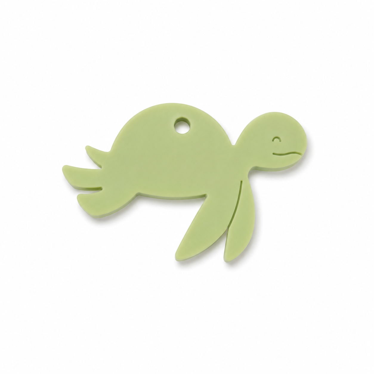 Hondentag groen schildpad