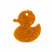 Hondentag eend glitter