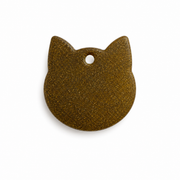 Hondentag brown glitter kat