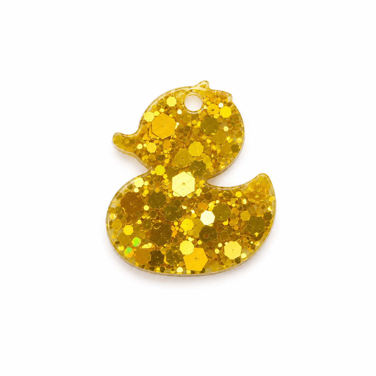 Hondentag gouden badeend MINI