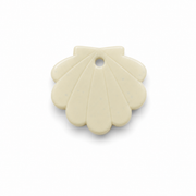 Hondentag witte schelp MINI