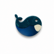 Hondentag blue white walvis MINI