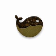 Hondentag bruin walvis MINI