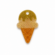 Hondentag caramel ijsje MINI