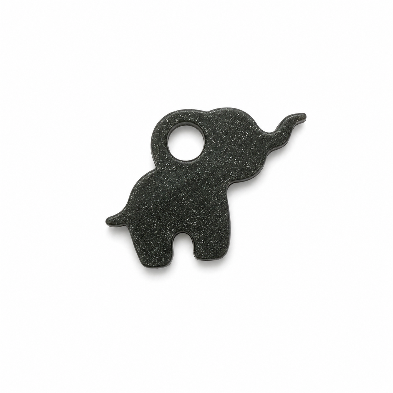 Hondentag zilveren olifant MINI S