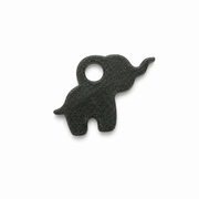 Hondentag zilveren olifant MINI S