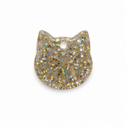 Hondentag glitter kat MINI S
