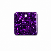 Hondentag glitter vierkant