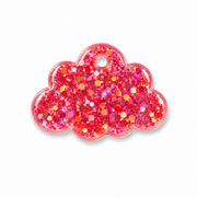 Hondentag glitter wolkje