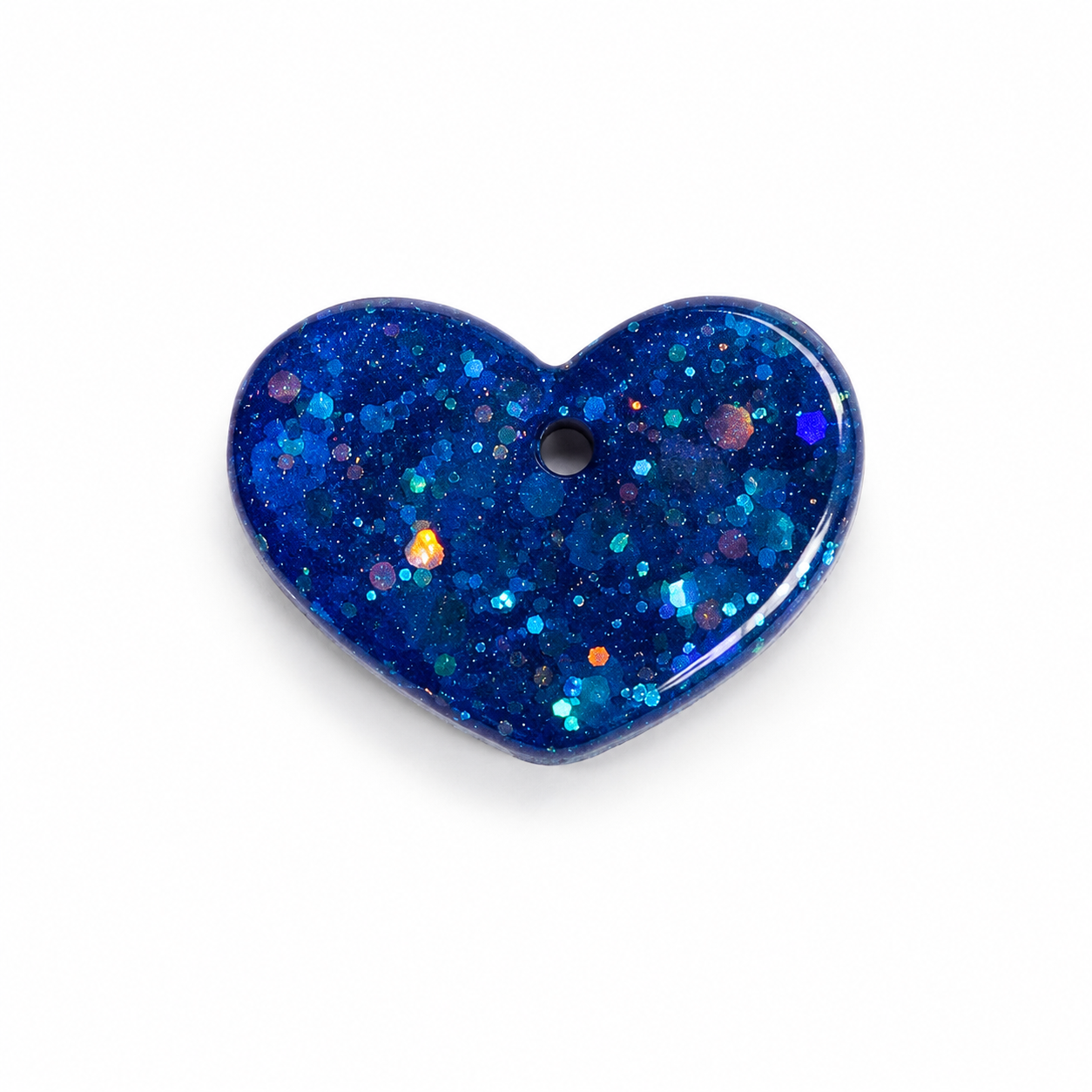 Hondentag glitter hart