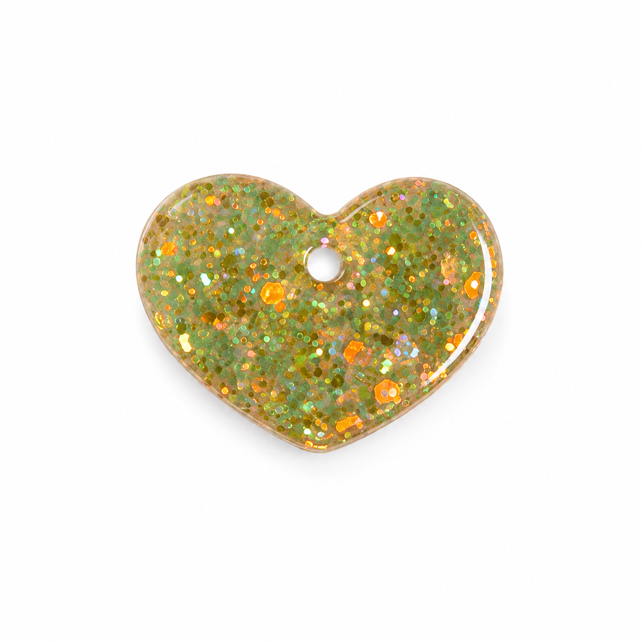 Hondentag glitter hart