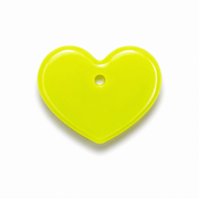 Hondentag glow in the dark hart