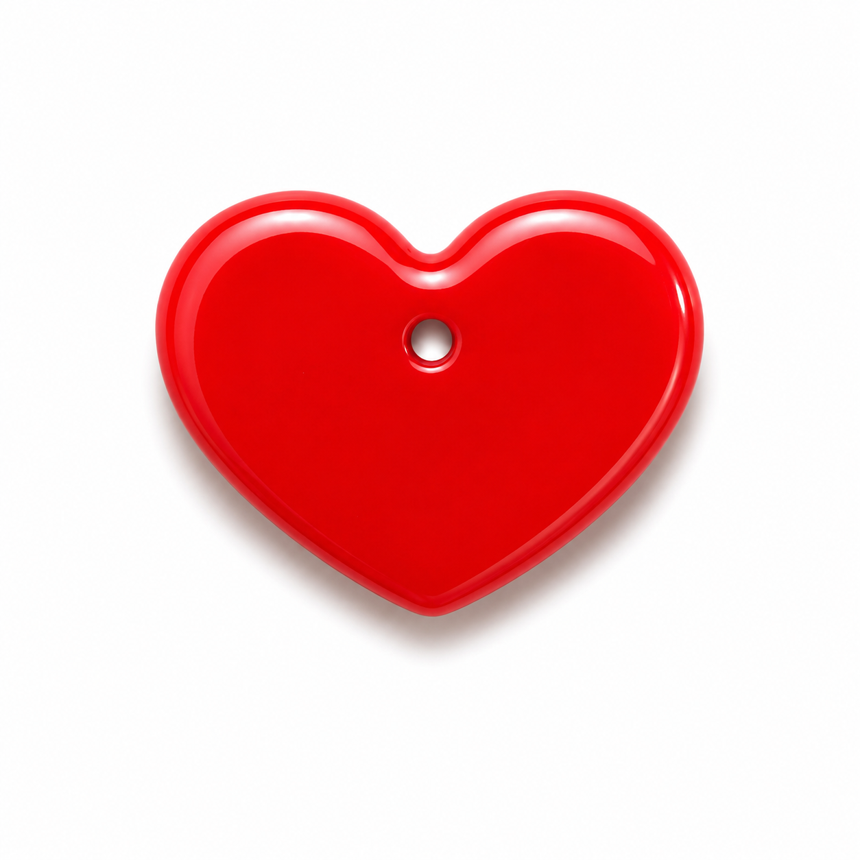 Hondentag roze hart