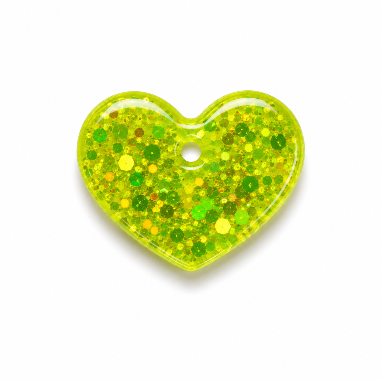Hondentag glitter hart