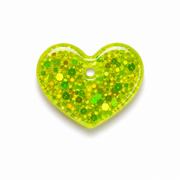 Hondentag glitter hart