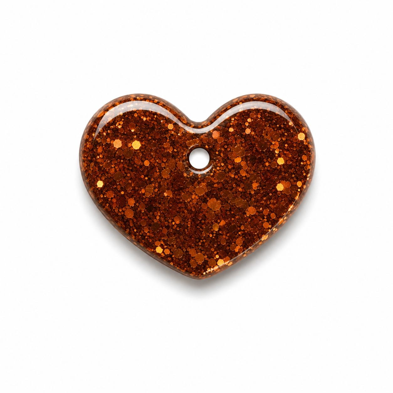 Hondentag glitter hart