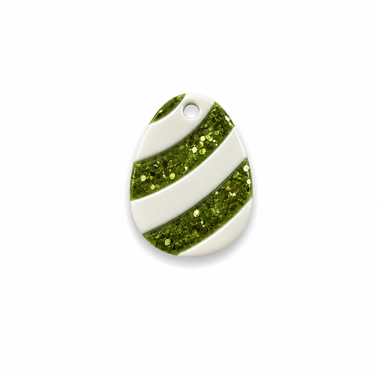 Hondentag streepjes groene paas ei MINI