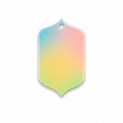 Hondentag rainbow shape XL