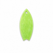 Hondentag glitter groene surfplank MINI