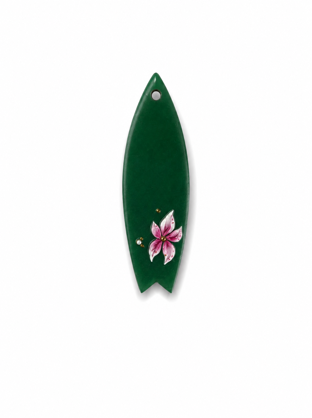 Hondentag zeester groen surfplank