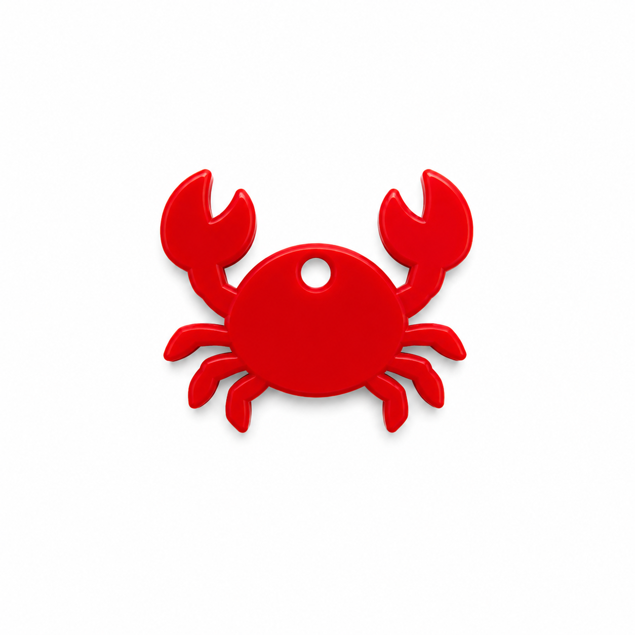 Hondentag rode krab MINI