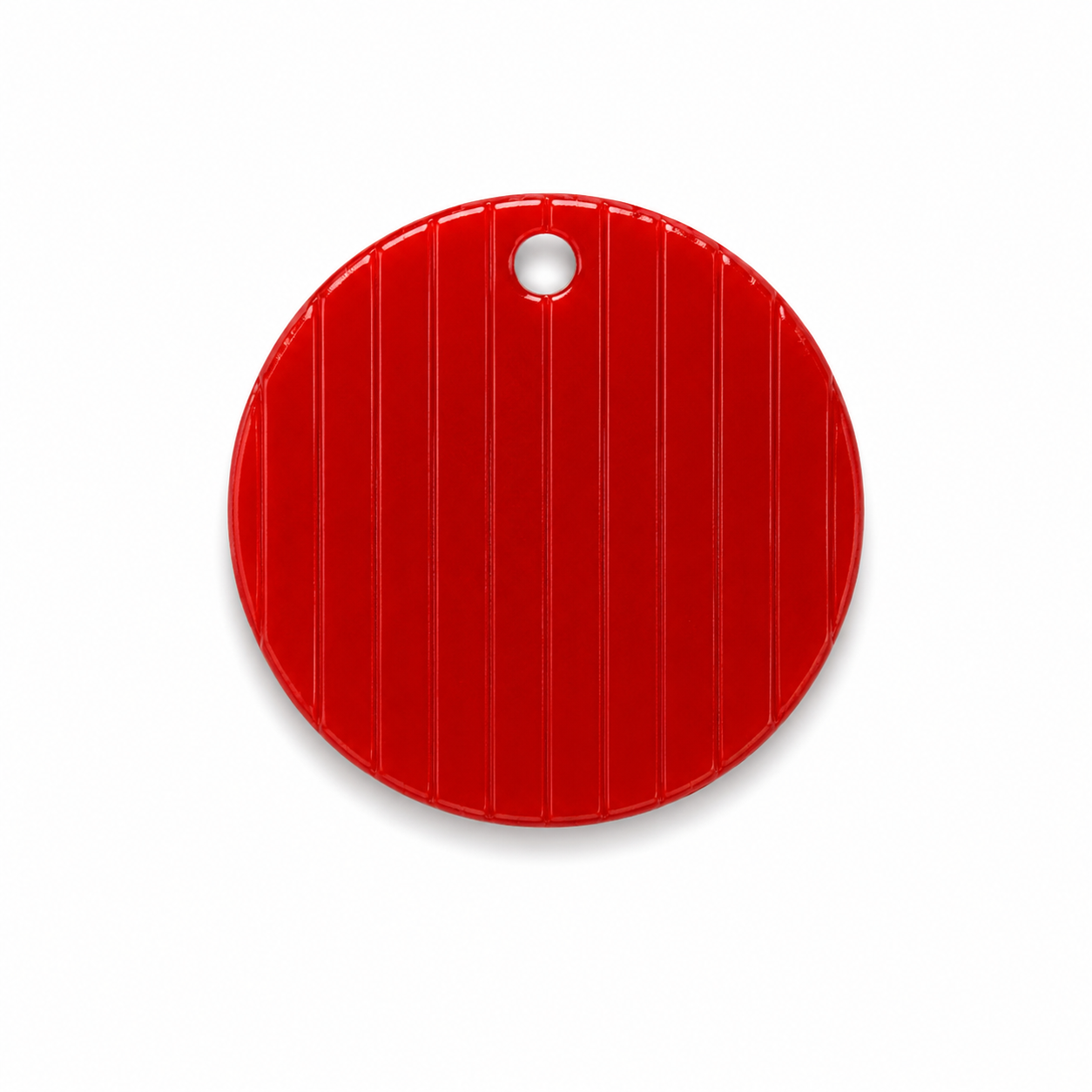Hondentag streep rode cirkel MINI