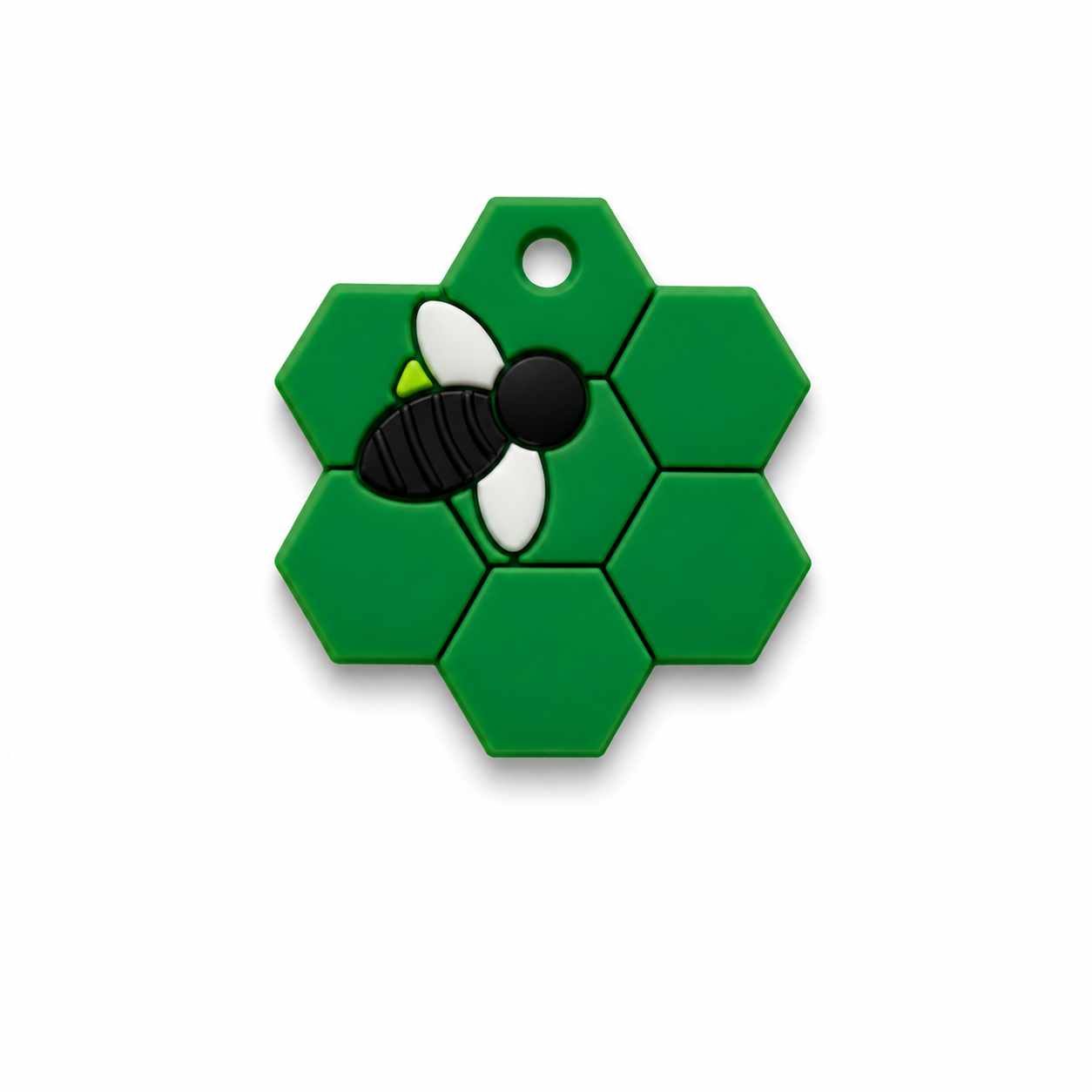 Hondentag bijen comb groen