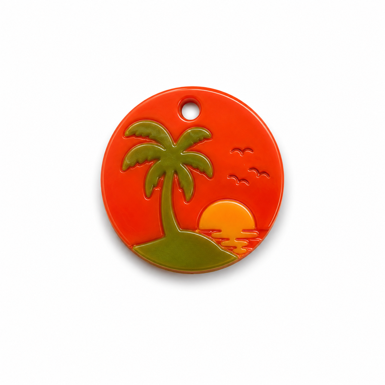 Hondentag tropical rond