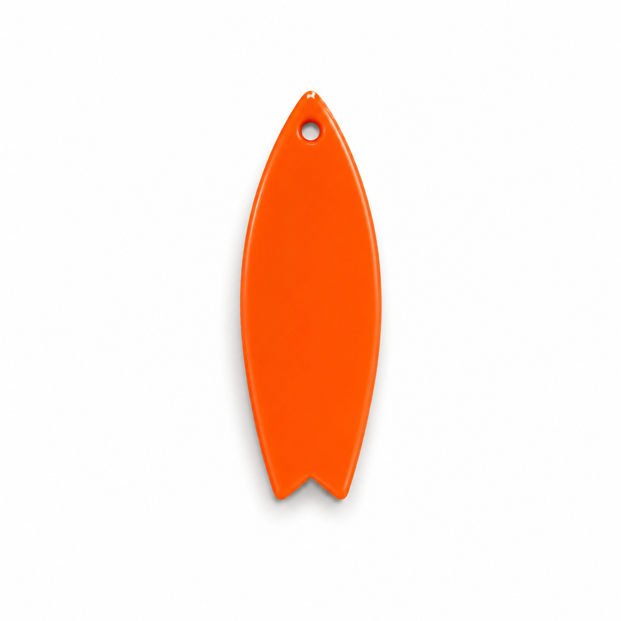 Hondentag oranje surfplank