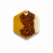 Hondentag glitters Hexagon