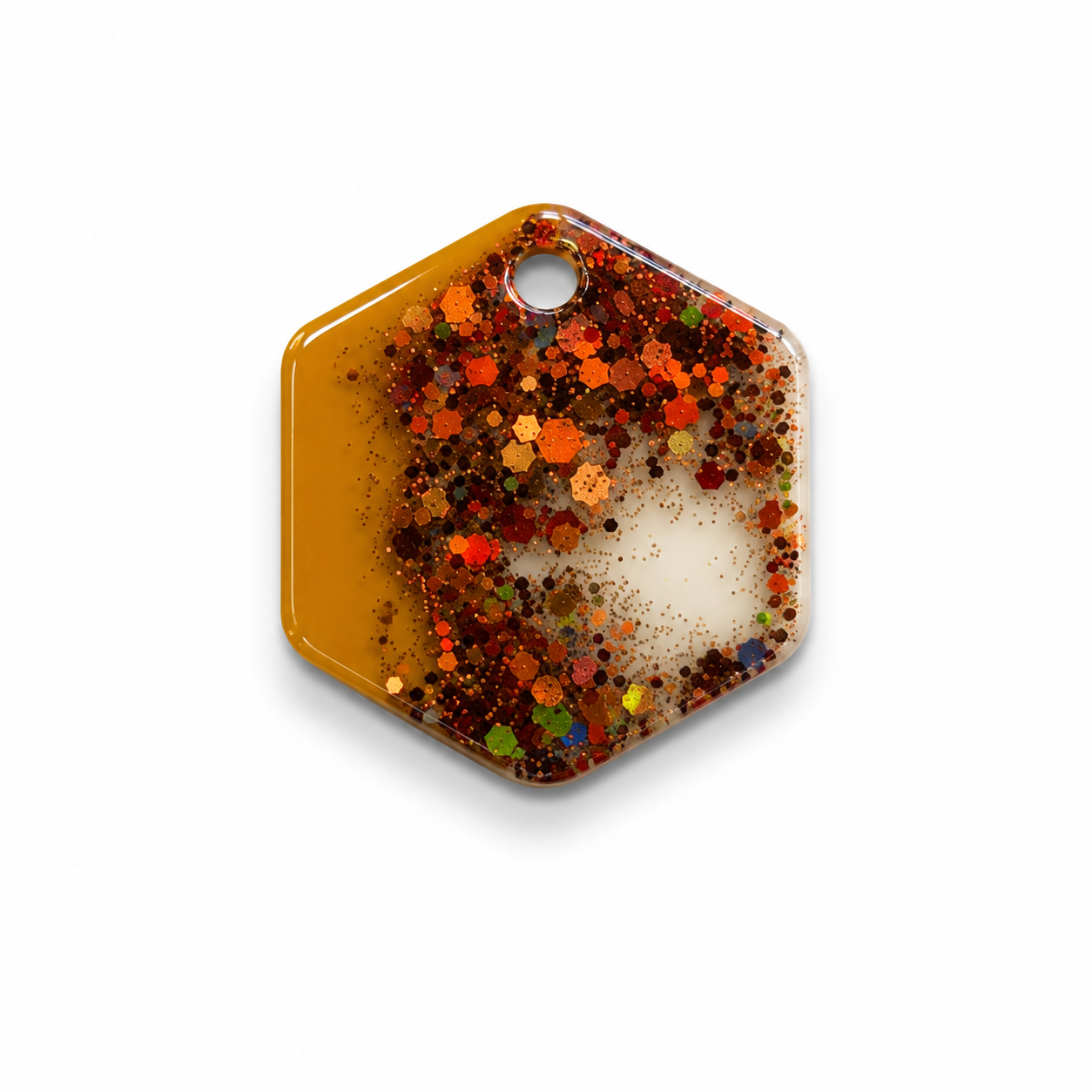 Hondentag glitters Hexagon