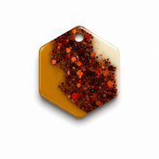 Hondentag glitters Hexagon