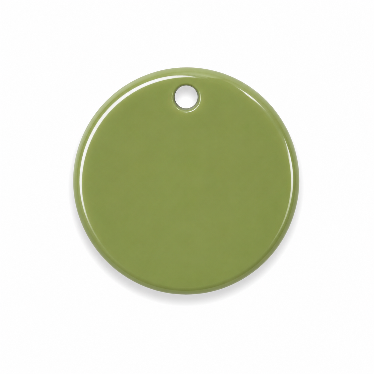 Hondentag olive rond
