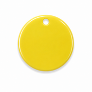 Hondentag yellow rond