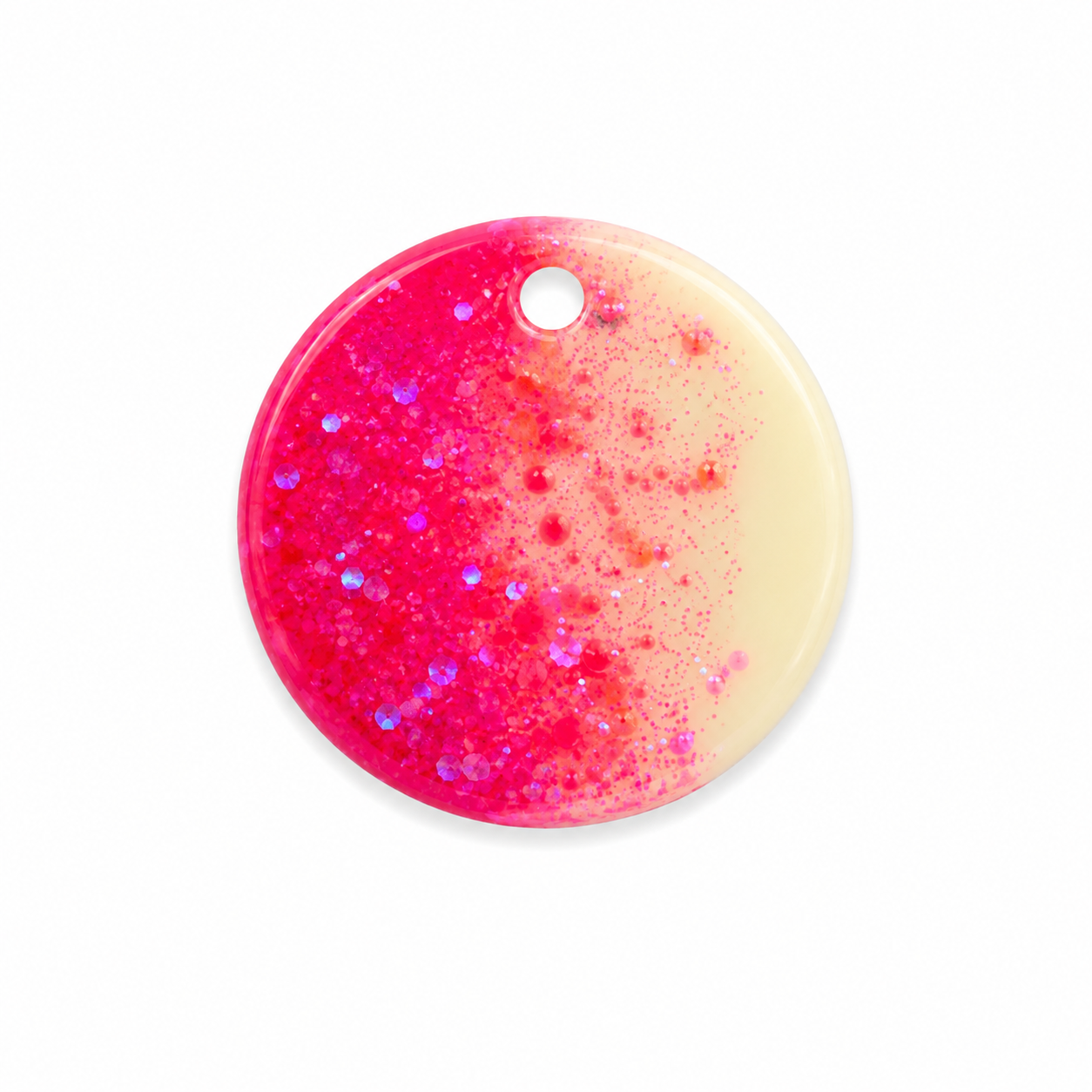 Hondentag pink cloud rond
