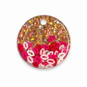 Hondentag golden lips rond