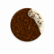 Hondentag XL cola latte rond