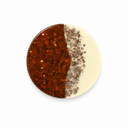 Hondentag XL half half latte rond