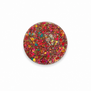 Hondentag XL tropical glitter rond