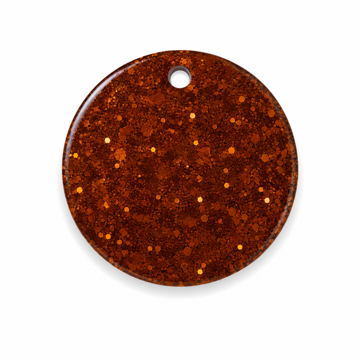 Hondentag XL rustic glitter rond