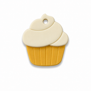 Hondentag vanille cupcake