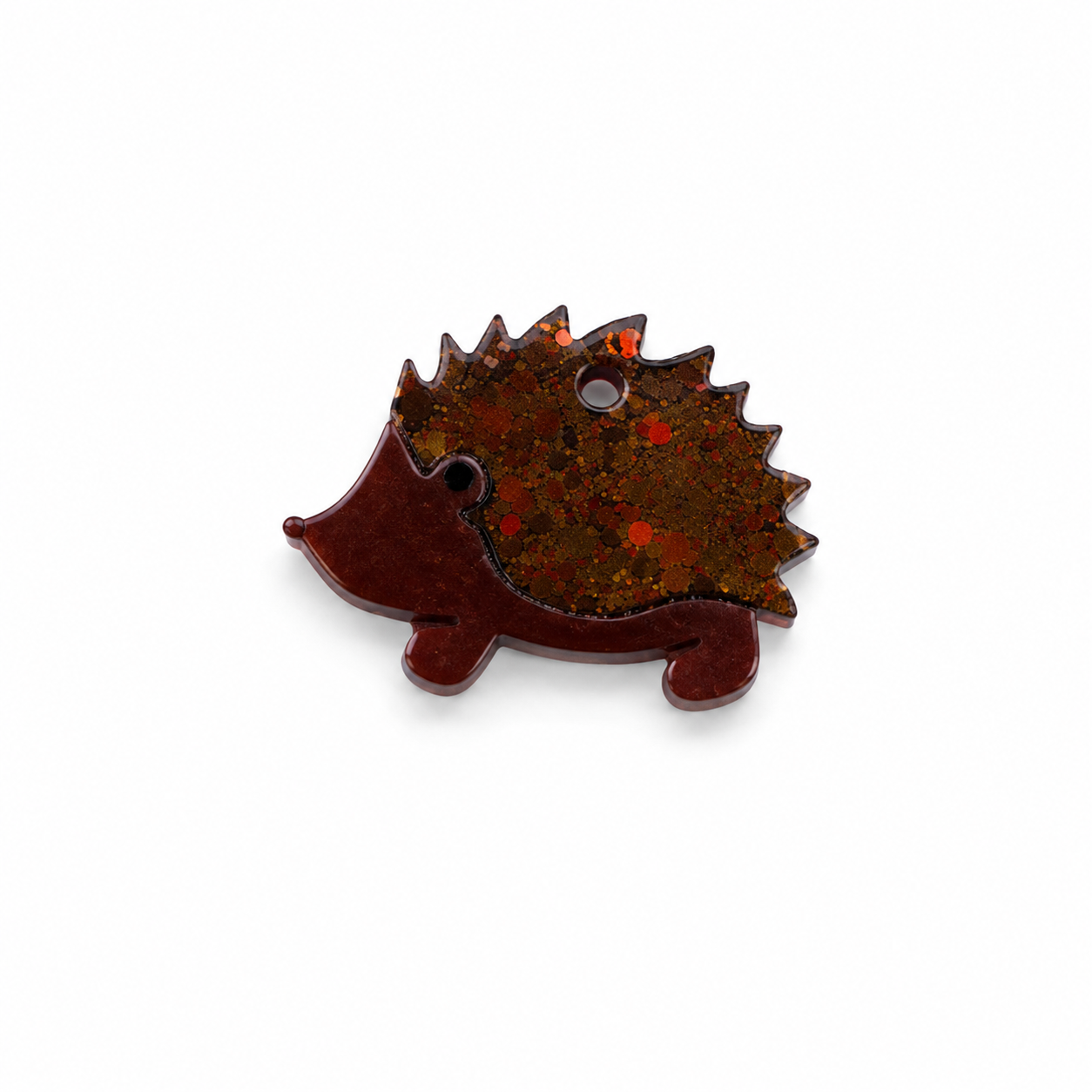 Hondentag glitter stekel lopend egel
