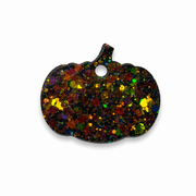 Hondentag glitter dark pumpkin