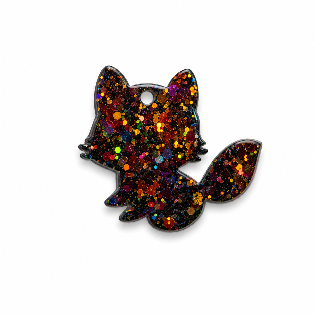 Hondentag glitter autumn vosje