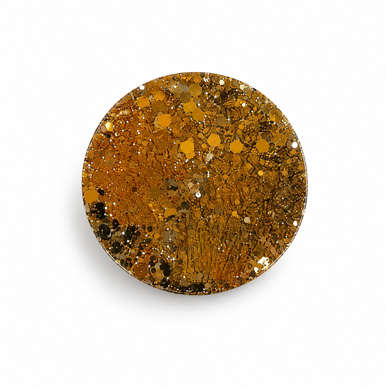 Hondentag glitter coffee groot
