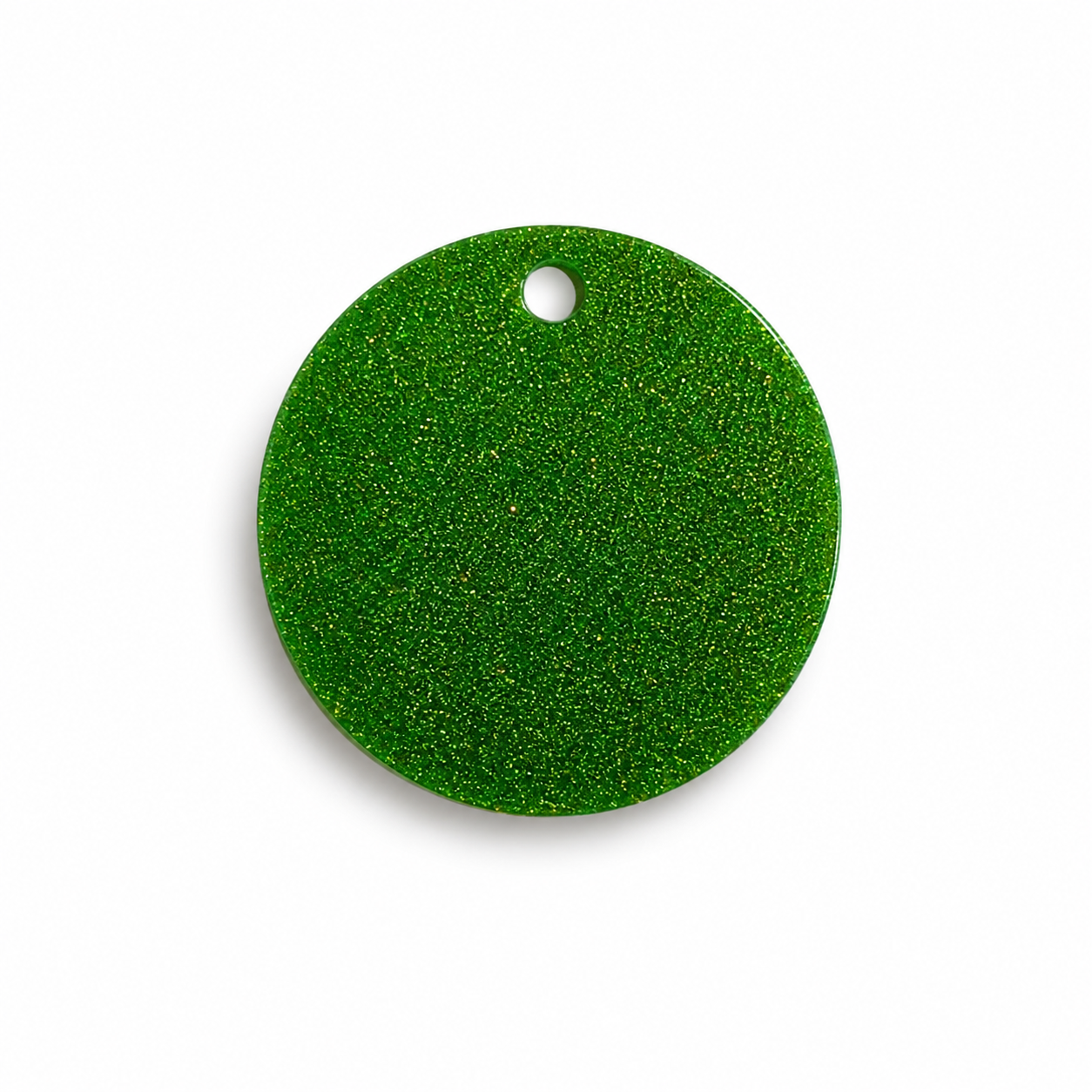 Hondentag glitter moss cirkel groot