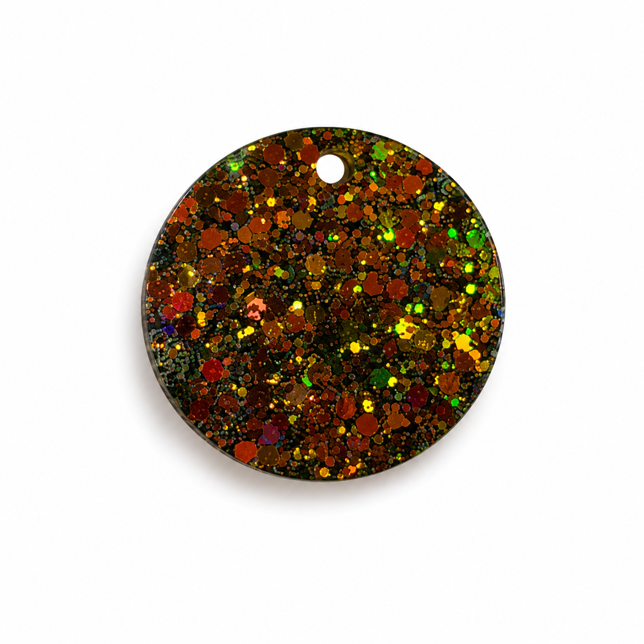 Hondentag glitter herfst fall cirkel