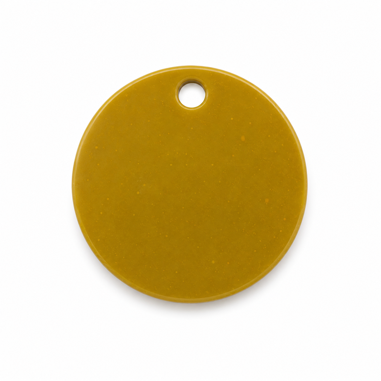 Hondentag yellow gold cirkel