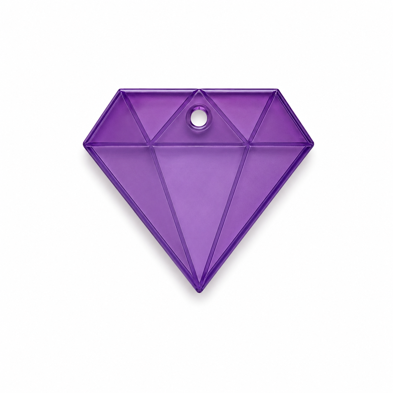 Hondentag full lavender diamant